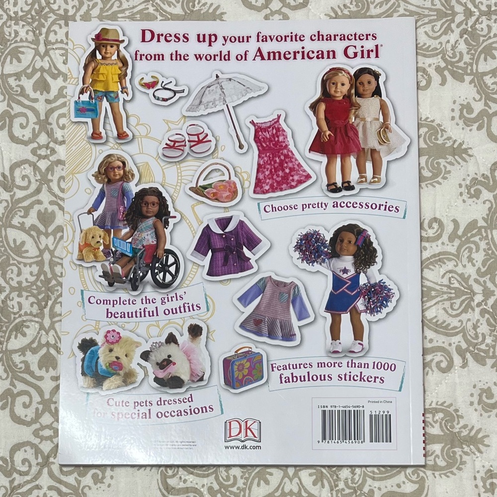 American Girl Dress Up Sticker Collection - Pink, Green, Purple - Picture 2 of 3